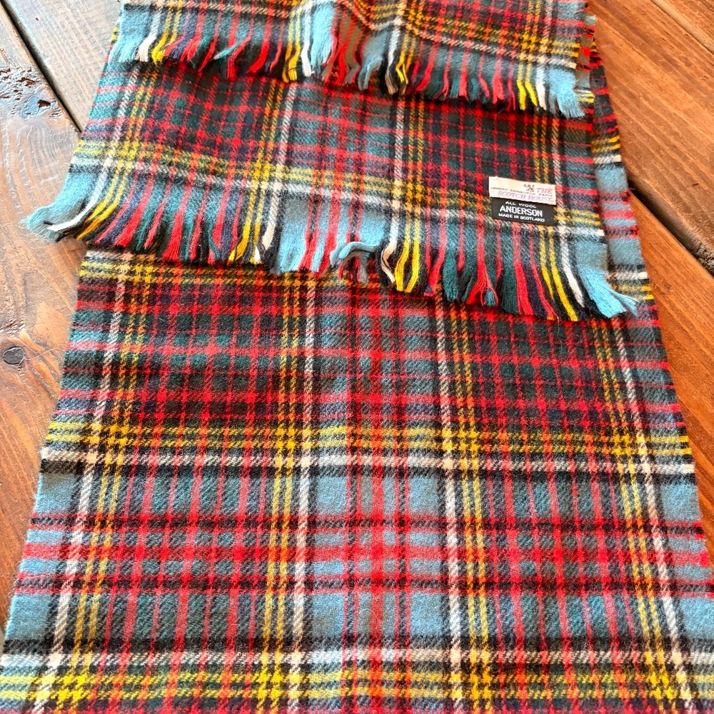 The scotch house all wool Anderson tartan scarf
